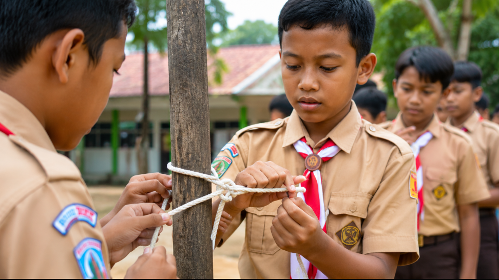 Cara membuat simpul hidup