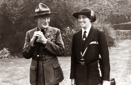 baden powell dan istrinya