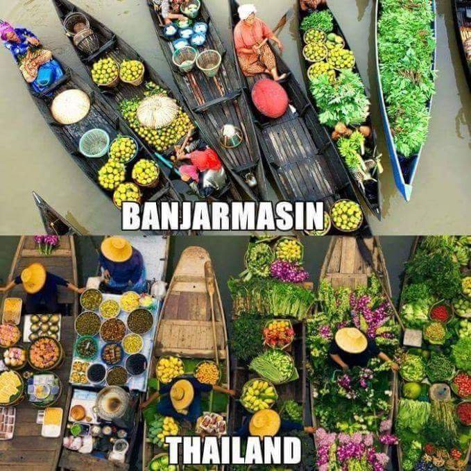 Wisata Banjarmasin yang Mirip Thailand