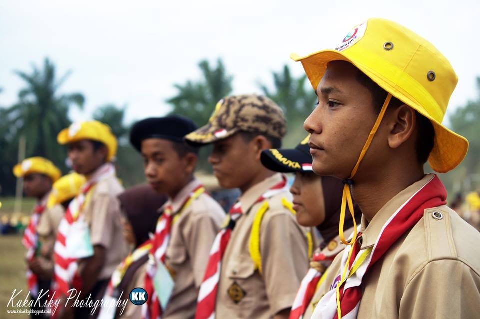 Foto candid pramuka penegak
