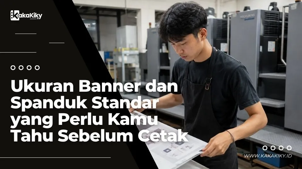 Ukuran banner dan spanduk yang umum digunakan