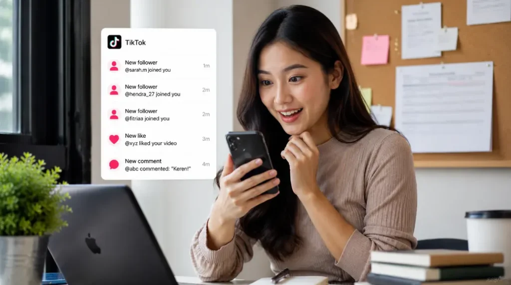 Cara tambah followers tiktok secara organik