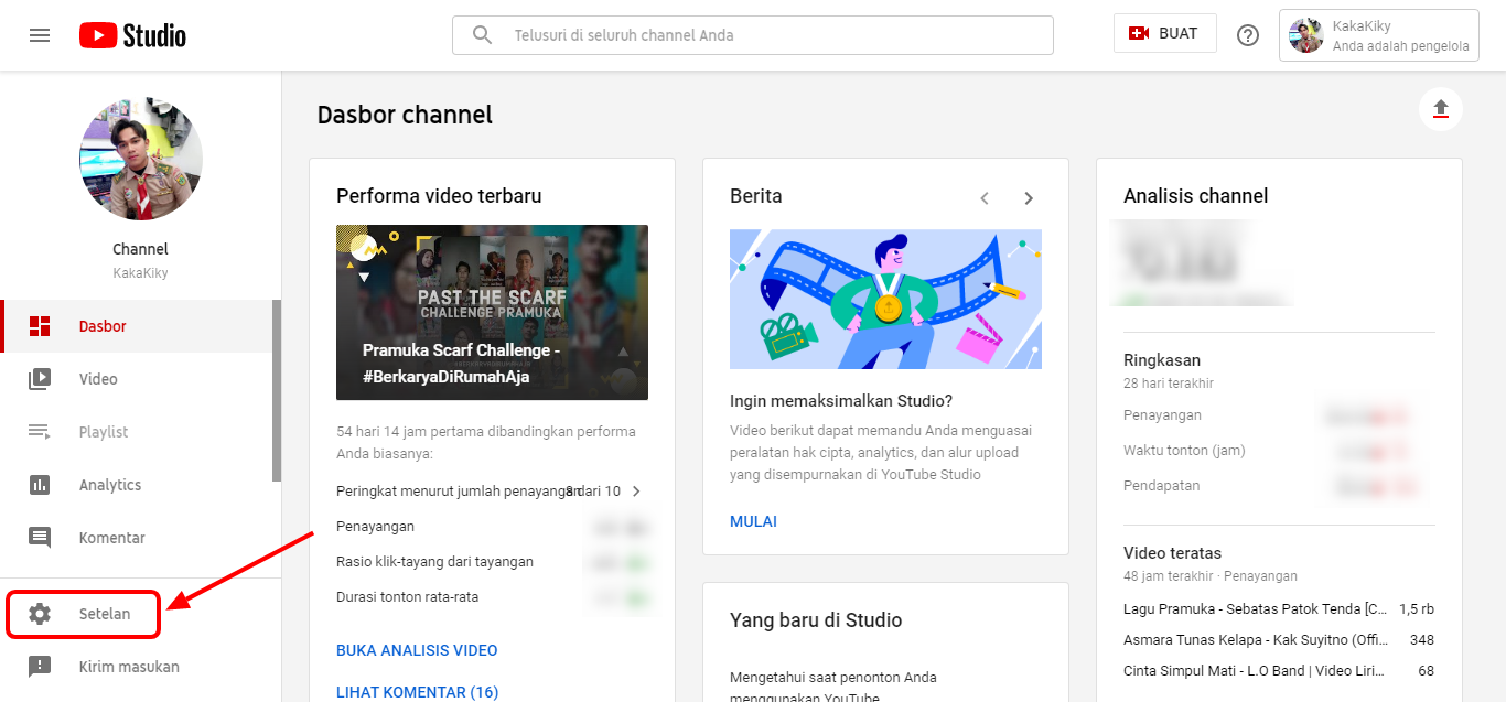 menyembunyikan subscriber youtube