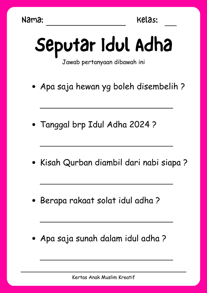 seputar idul adha