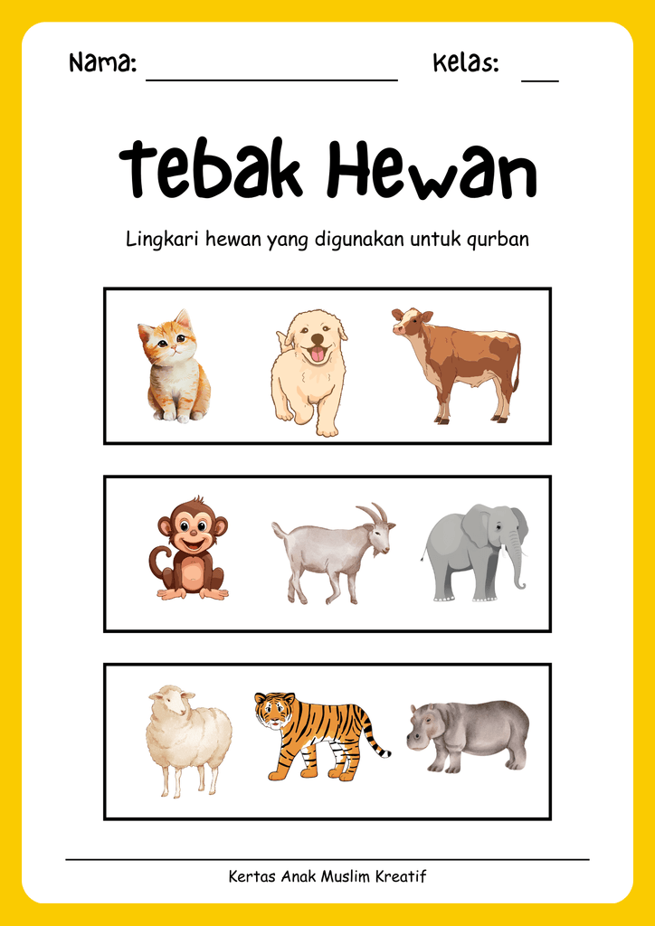 tebak hewan