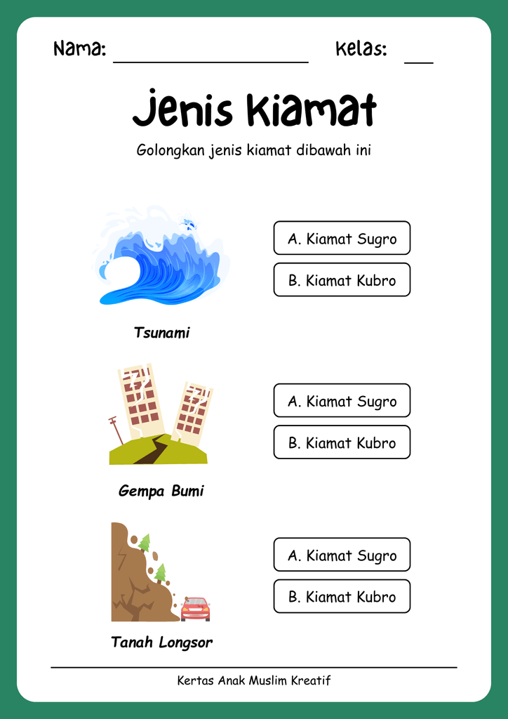menebak macam jenis kiamat